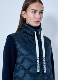Max Mara The Cube Women Quilted Gilet With Drawstring Collar