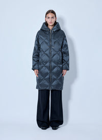 Max Mara The Cube Max Mara The Cube Women Quilted Hooded Coat