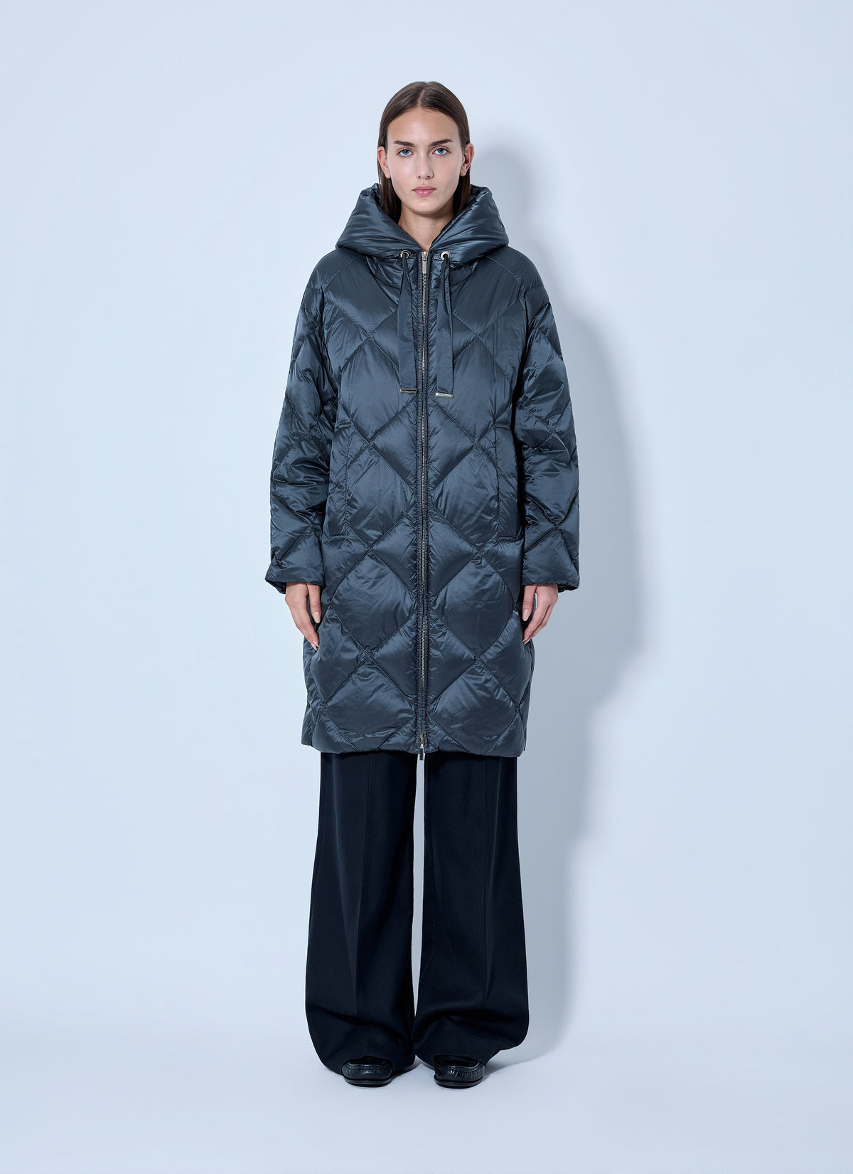 Max Mara The Cube Max Mara The Cube Women Quilted Hooded Coat