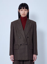 Max Mara Max Mara Women Double-Breasted Wool Blazer