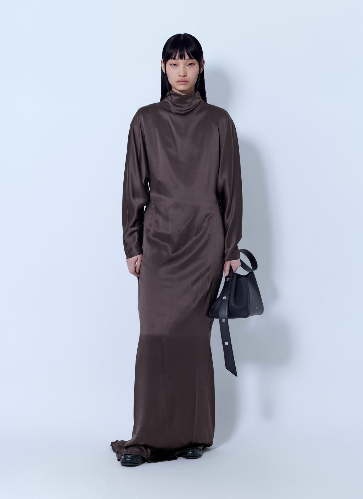 Max Mara Women High-Neck Satin Gown
