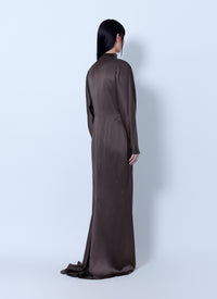 Max Mara Women High-Neck Satin Gown