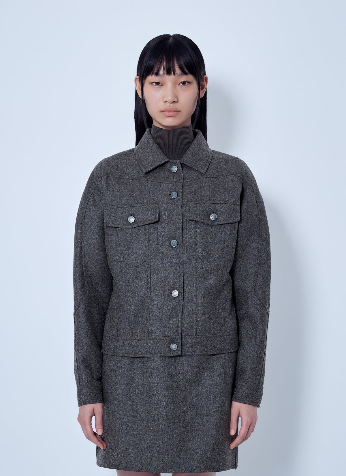 Max Mara Women Wool Twill Jacket