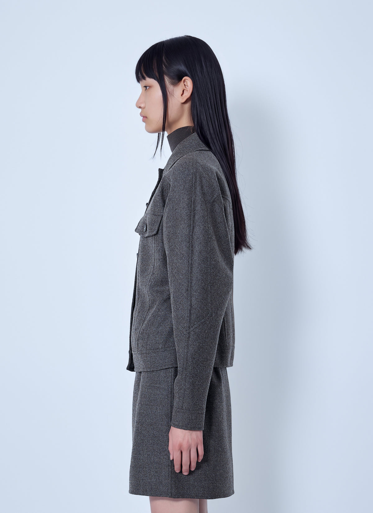 Max Mara Women Wool Twill Jacket