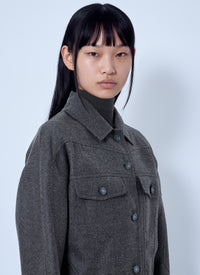 Max Mara Women Wool Twill Jacket