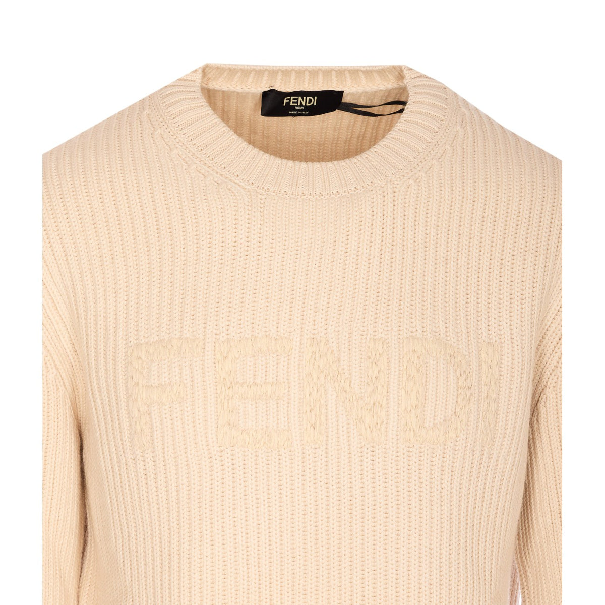 Fendi Fendi Men Maxi Lettering Fendi Logo Sweater