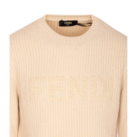 Fendi Fendi Men Maxi Lettering Fendi Logo Sweater