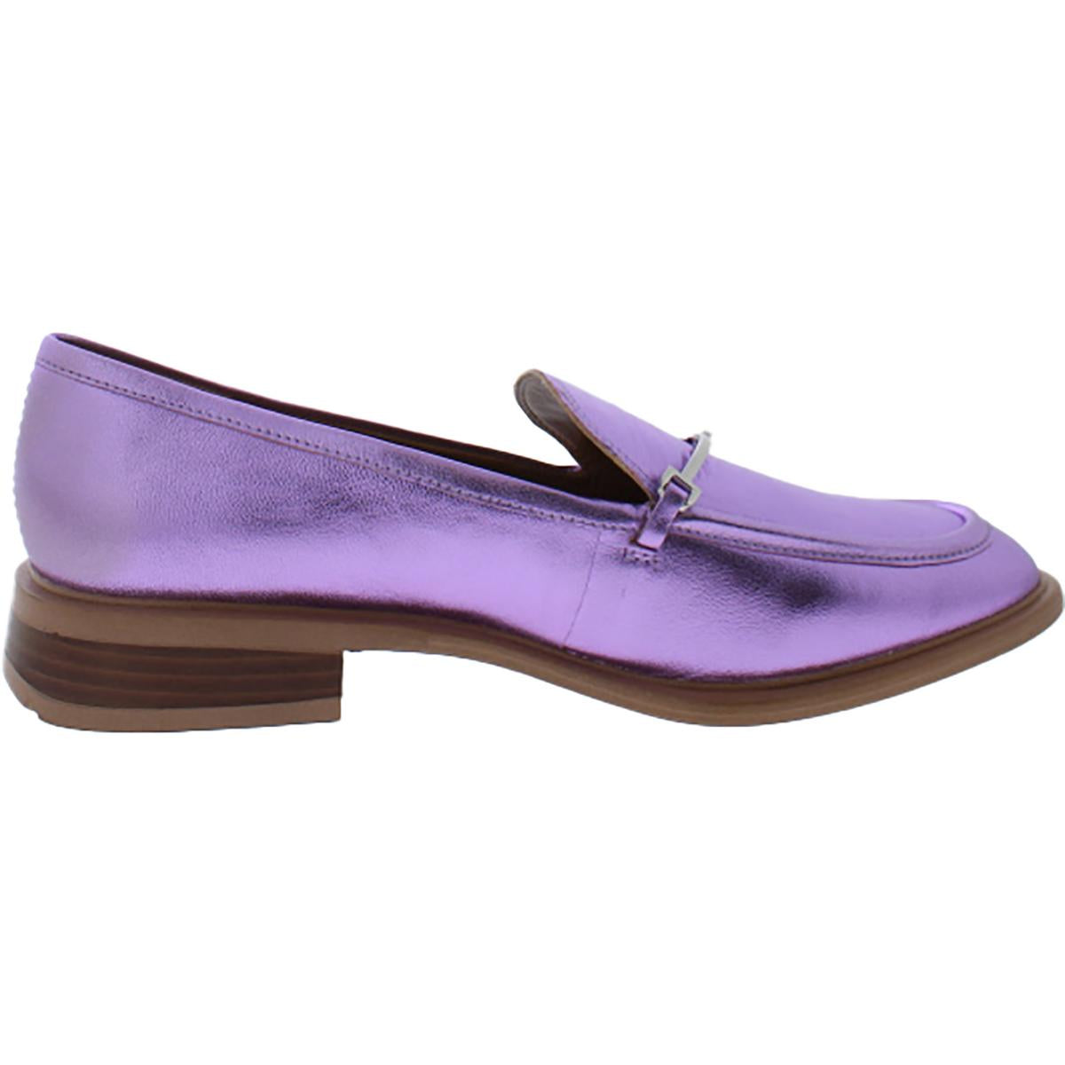 Eda Womens Leather Slip On Loafers24
