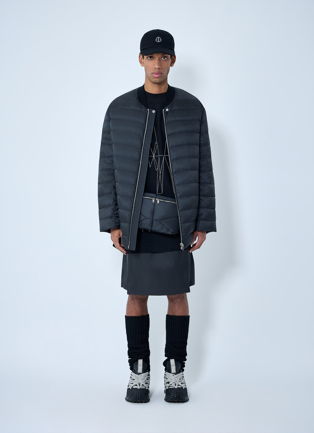 Moncler + Rick Owens Women Flight Parka Bomber Jacket