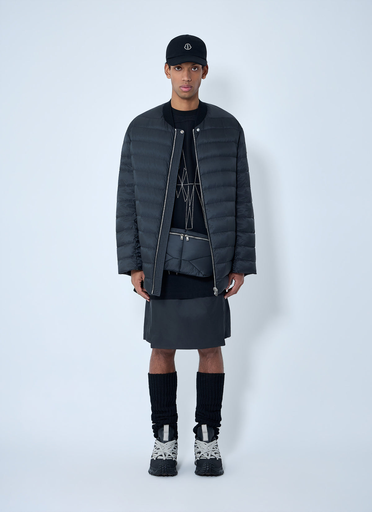 Moncler + Rick Owens Moncler + Rick Owens Men Flight Parka Bomber Jacket