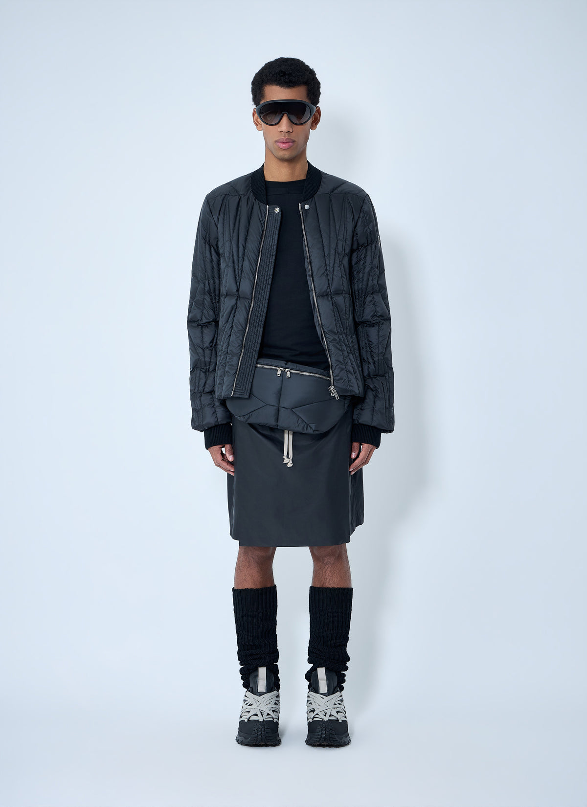 Moncler + Rick Owens Men Geocamo Flight Bomber Jacket