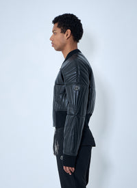 Moncler + Rick Owens Moncler + Rick Owens Men Geocamo Cropped Quilted Bomber Jacket