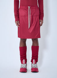 Moncler + Rick Owens Moncler + Rick Owens Women Drawstring Midi Kilt Shorts