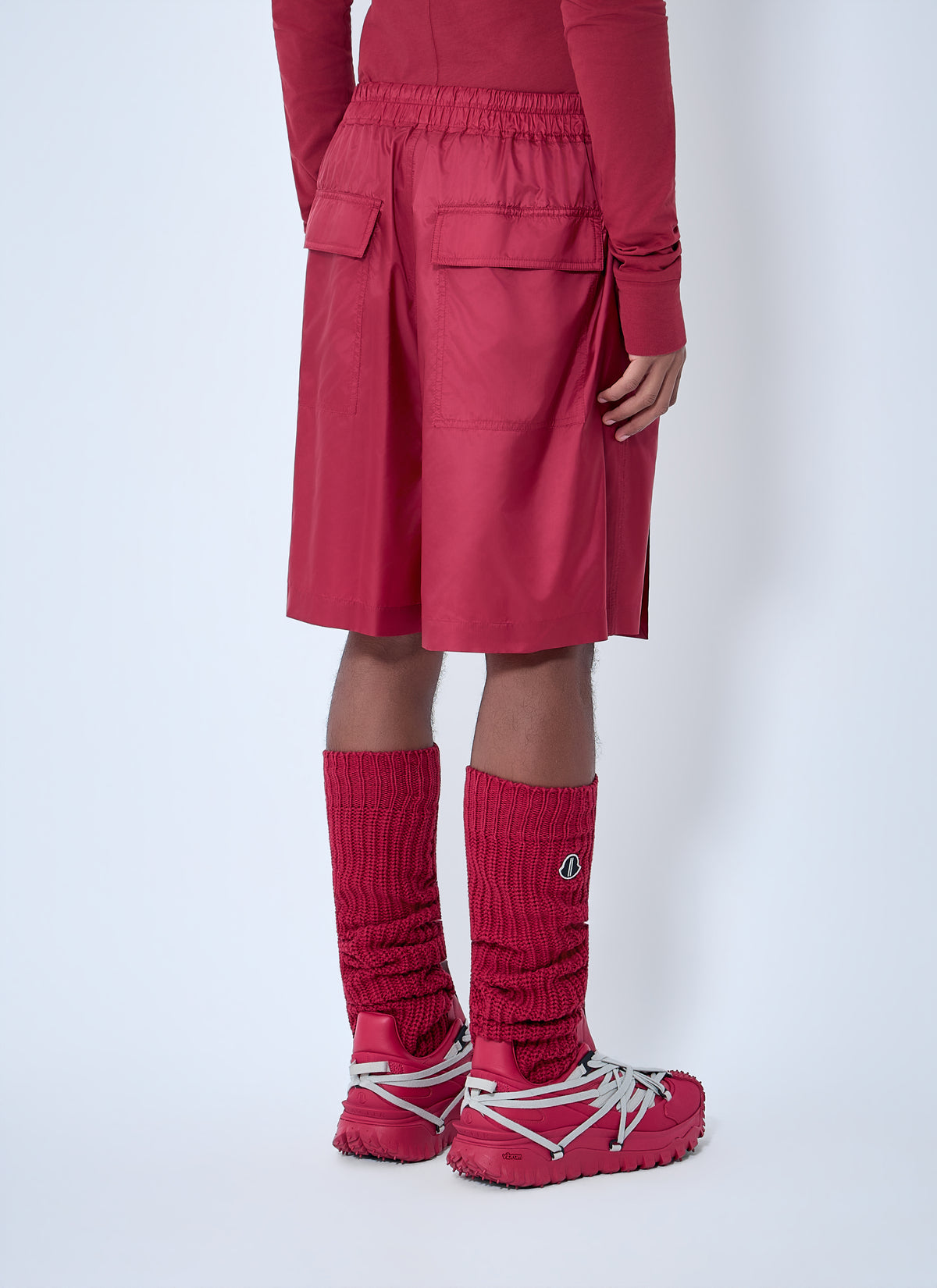 Moncler + Rick Owens Moncler + Rick Owens Men Drawstring Midi Kilt Shorts