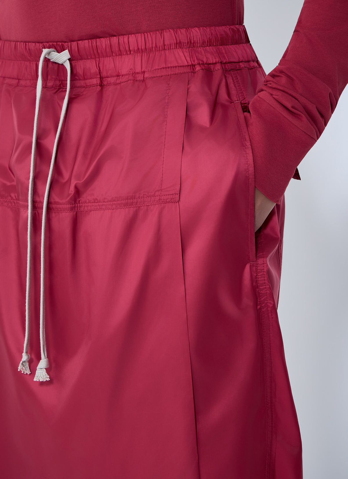 Moncler + Rick Owens Moncler + Rick Owens Women Drawstring Midi Kilt Shorts