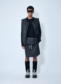 Moncler + Rick Owens Moncler + Rick Owens Women Drawstring Midi Kilt Shorts