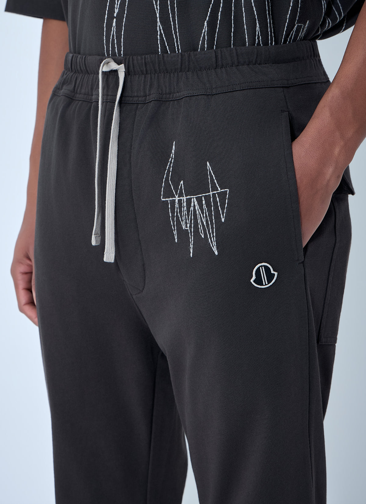 Moncler + Rick Owens Women Elasticated Waist Drawstring Pants