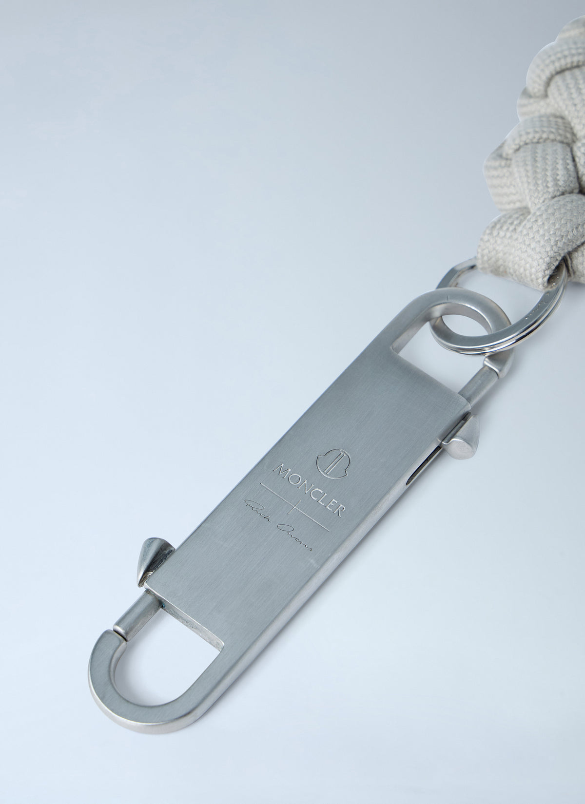 Moncler + Rick Owens Men Braided Rope Keychain