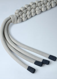 Moncler + Rick Owens Men Braided Rope Keychain