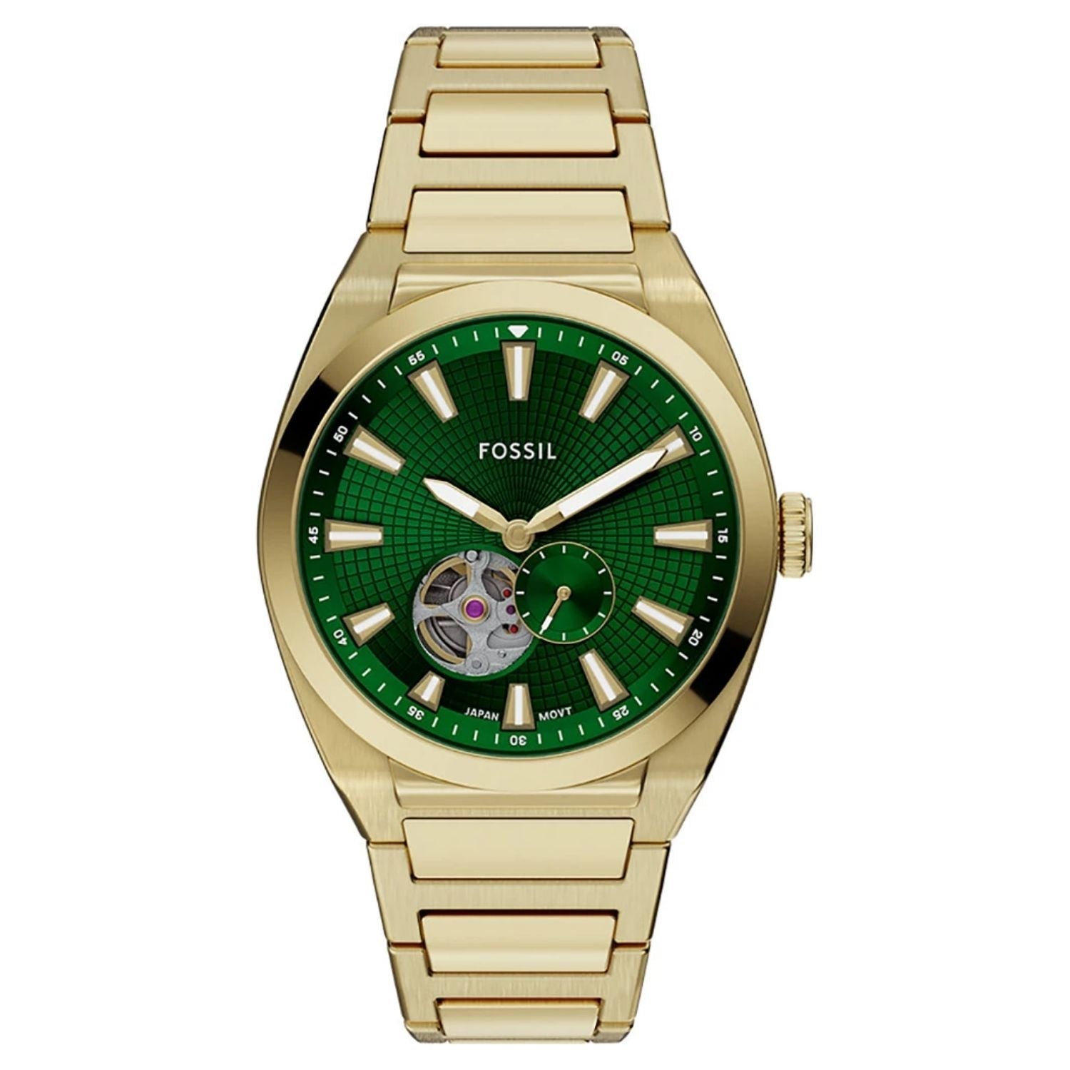 Fossil Men's Everett Green Dial Watch - ME3276