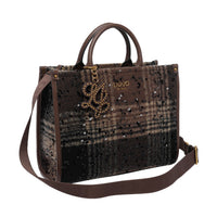 Liu Jo Liu Jo Women Medium Check Sequines Tote Bag