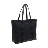 Tod's Tod's Men Medium Fabric And Leather Shopping Bag With Logo