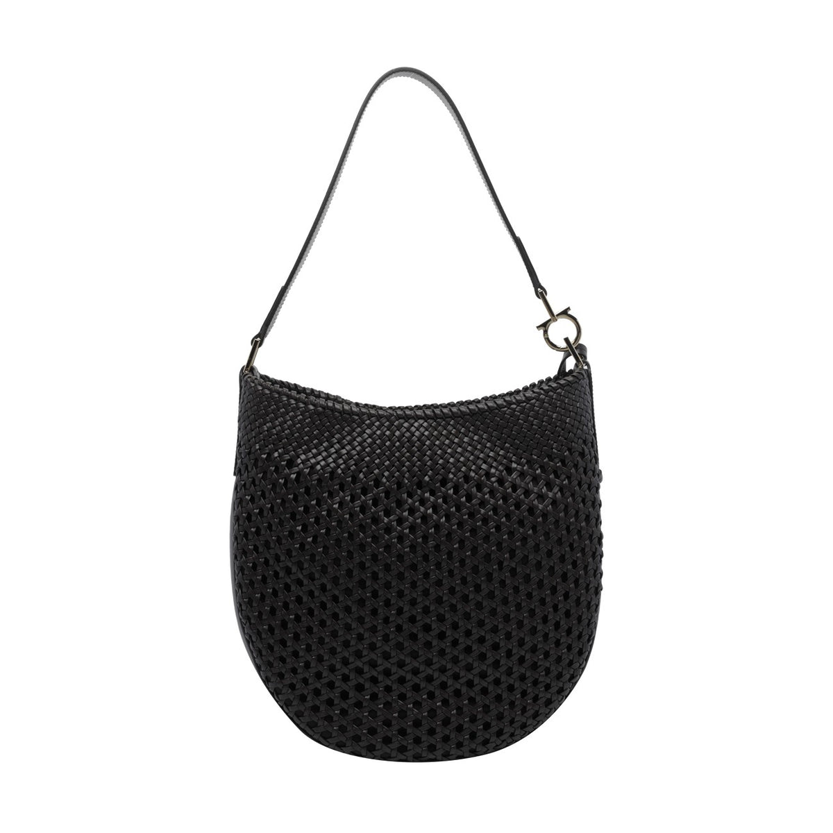 Ferragamo Women Medium Hobo Bag With Gancio Logo