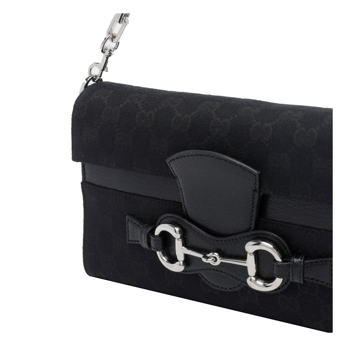 Gucci Women Medium Horsebit Ristretto Shoulder Bag