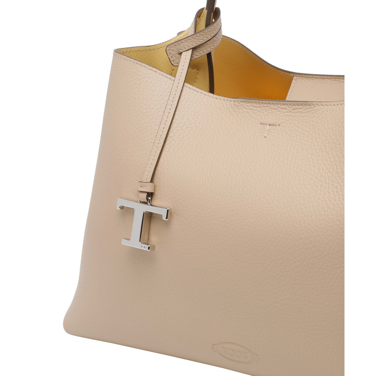 Tod's Tod's Women Medium Leather Handbag With T Timeless Charm
