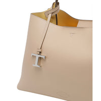Tod's Tod's Women Medium Leather Handbag With T Timeless Charm