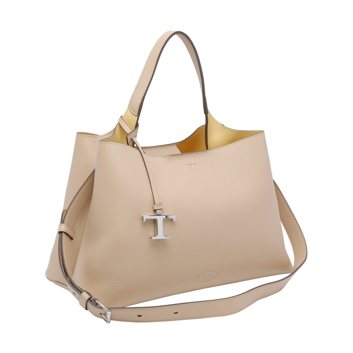 Tod's Tod's Women Medium Leather Handbag With T Timeless Charm