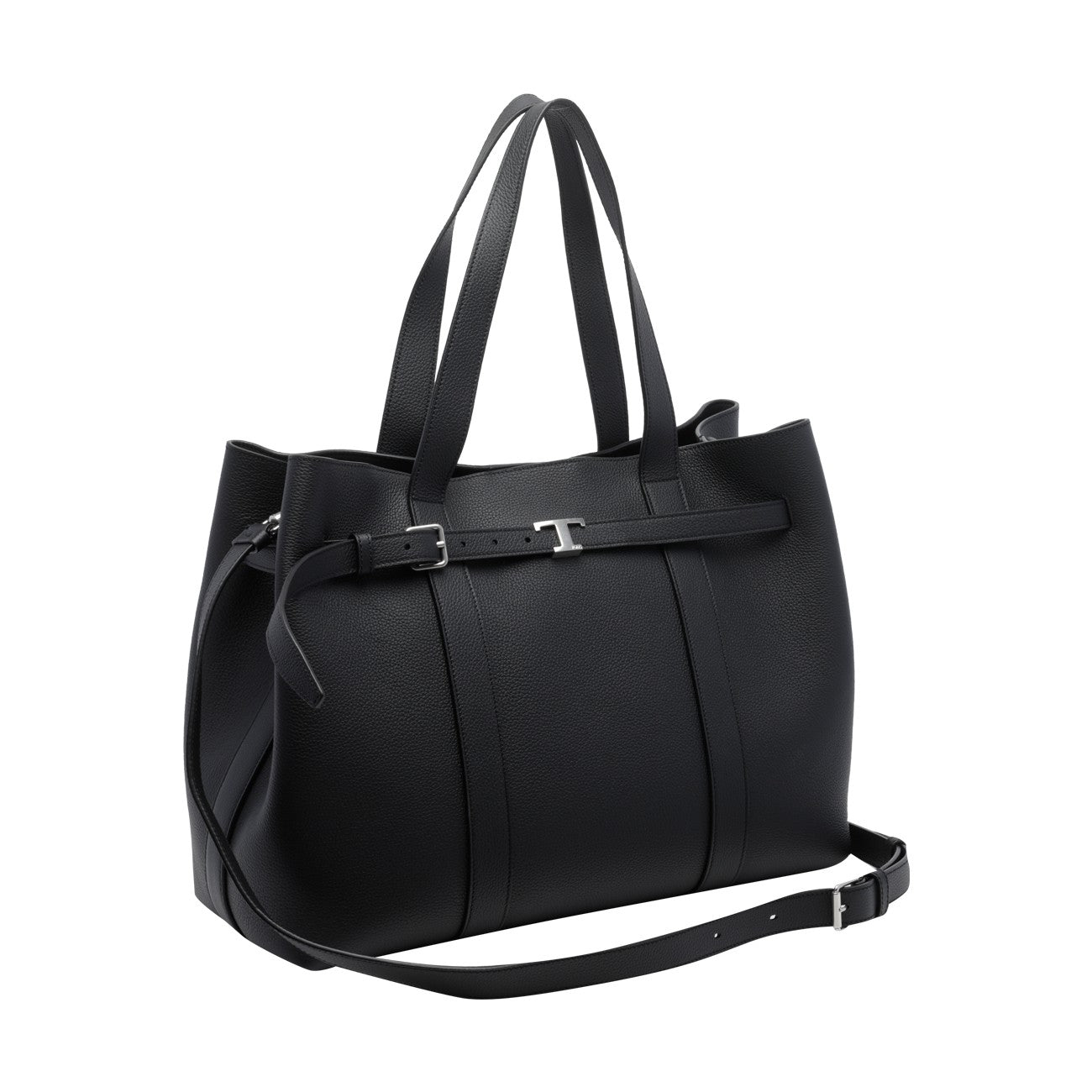 Tod's Tod's Men Medium Leather Hobo Bag With T Timeless Logo