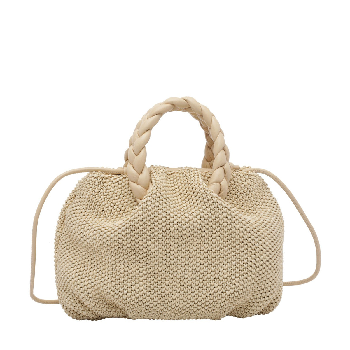 Hereu Hereu Women Medium Raffia Soft Bombom Handbag