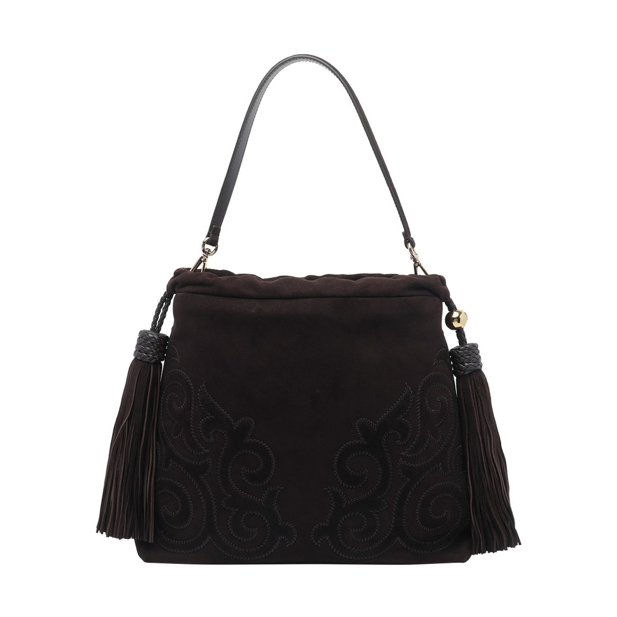 Etro Etro Women Medium Suede Kalispera Bag With Tassels