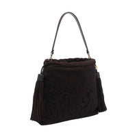 Etro Etro Women Medium Suede Kalispera Bag With Tassels