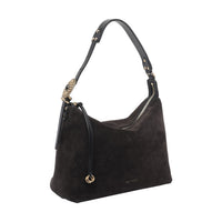 Etro Women Medium Suede Rosette Shoulder Bag