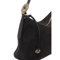 Etro Women Medium Suede Rosette Shoulder Bag