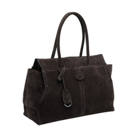 Tod's Women Medium Suede Shopping Bag