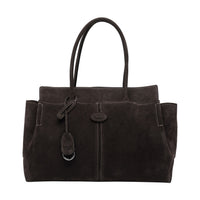 Tod's Women Medium Suede Shopping Bag