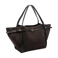 Tod's Women Medium Suede T Signature Shopping Bag