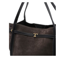 Tod's Women Medium Suede T Signature Shopping Bag