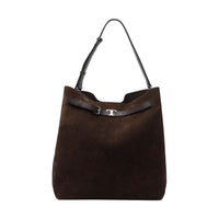 Tod's Men Medium Tim Suede Hobo Bag