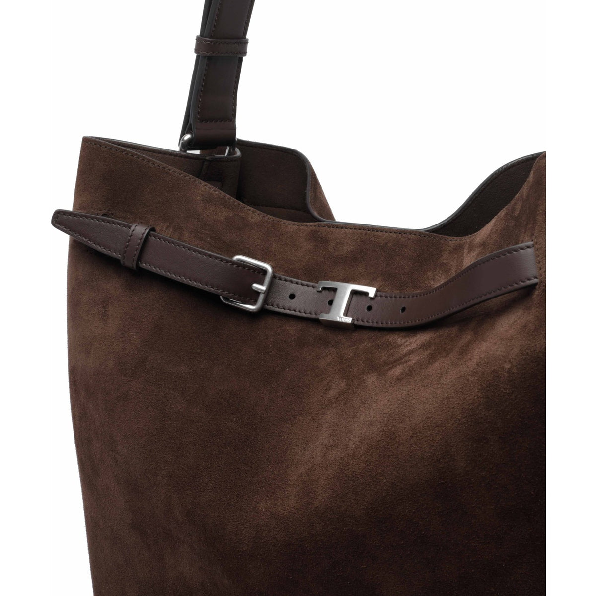 Tod's Men Medium Tim Suede Hobo Bag