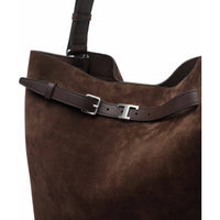 Tod's Men Medium Tim Suede Hobo Bag