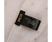 MCM Women's Grey Dawn Cashmere With Swarovski Crystal Logo Scarf