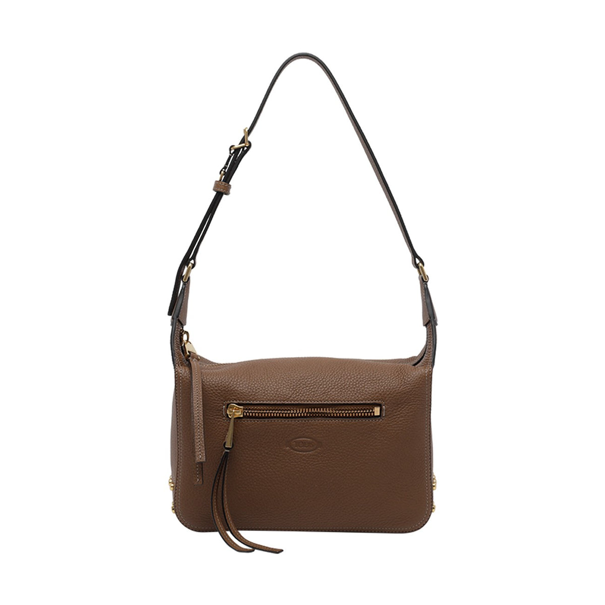Tod's Women Metal Dots Mini Leather Shoulder Bag