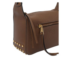 Tod's Women Metal Dots Mini Leather Shoulder Bag