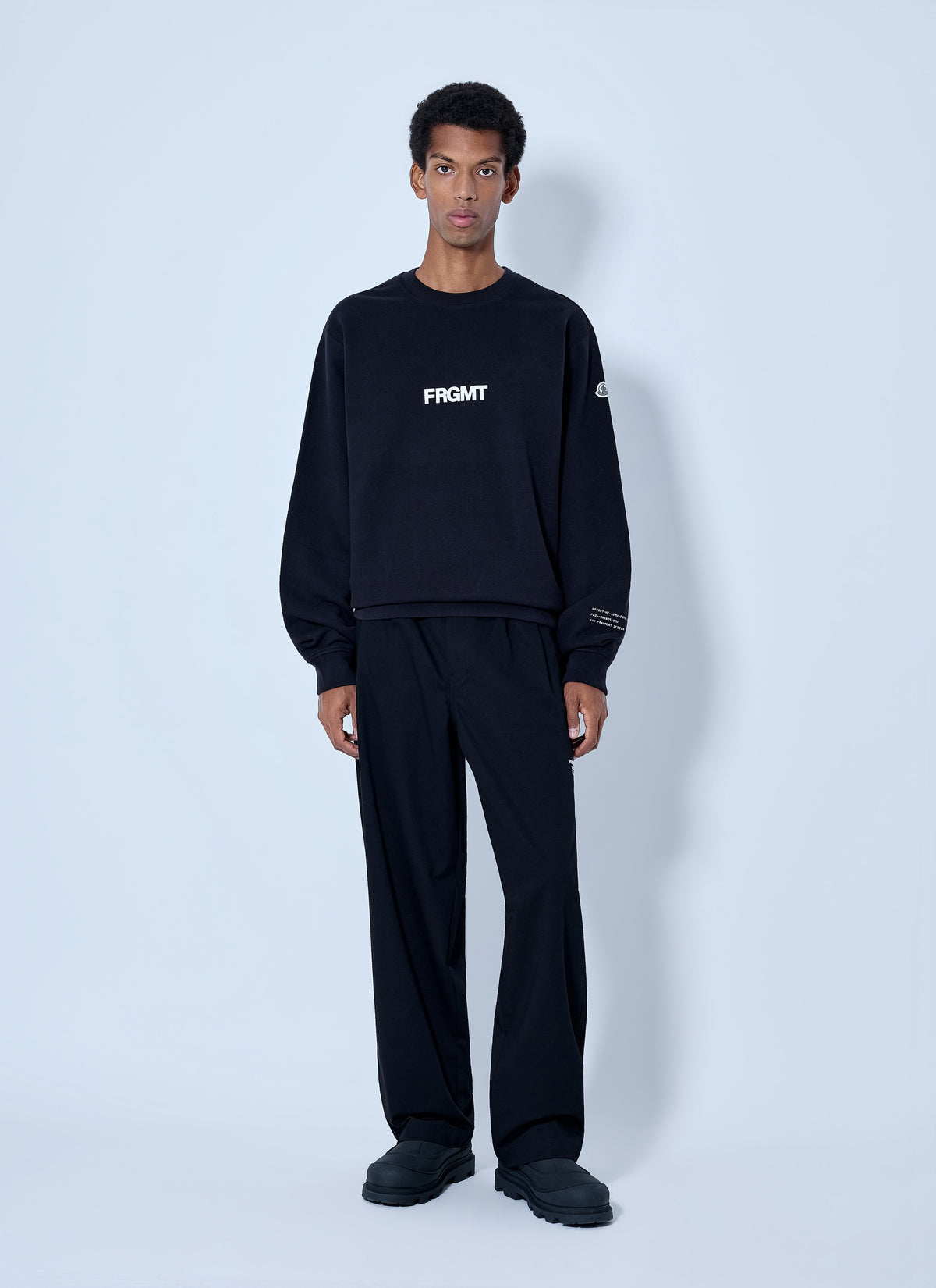 Moncler X Frgmt Hiroshi Fujiwara Men Logo Print Sweatshirt