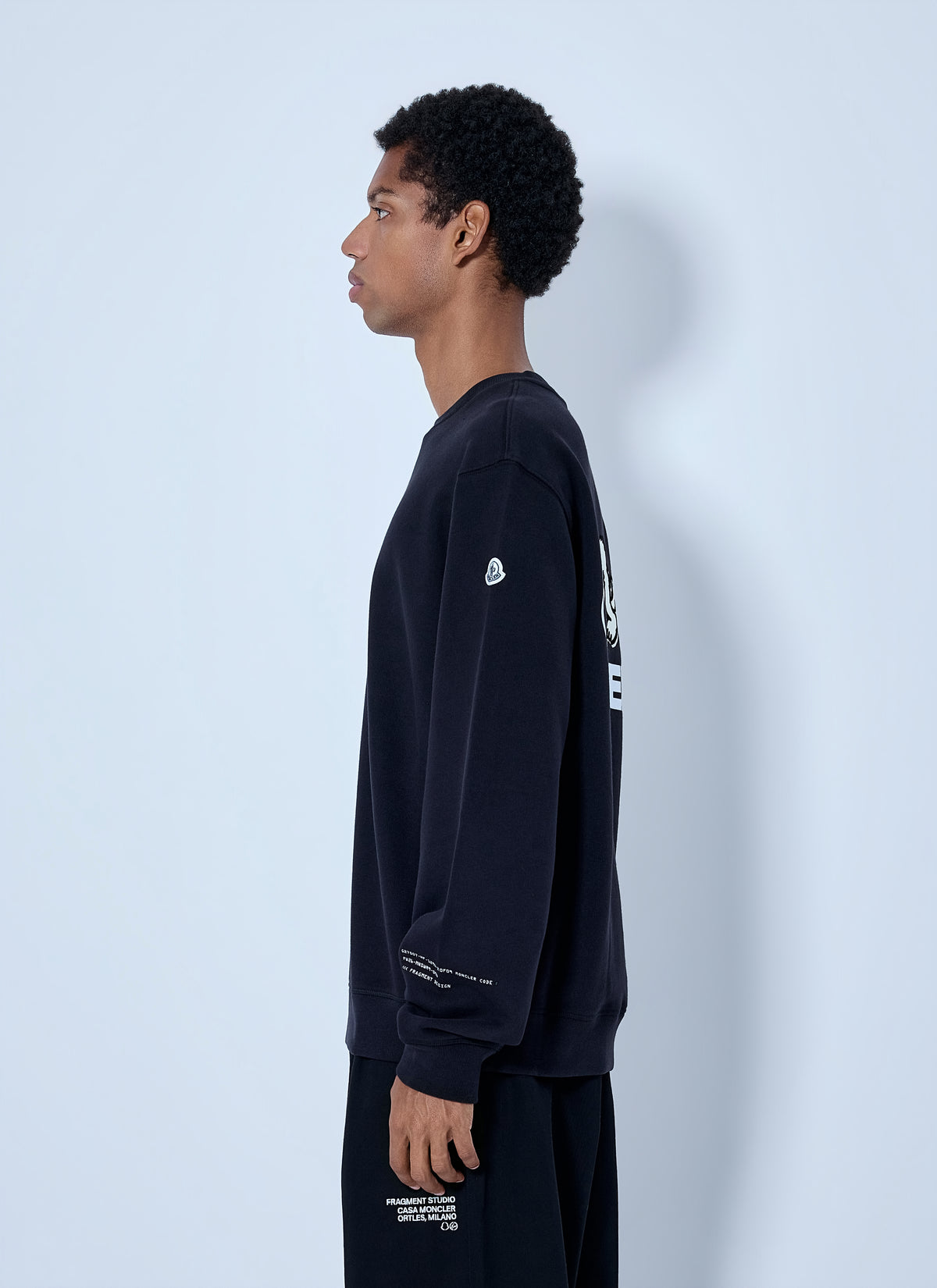 Moncler X Frgmt Hiroshi Fujiwara Men Logo Print Sweatshirt