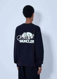 Moncler X Frgmt Hiroshi Fujiwara Men Logo Print Sweatshirt